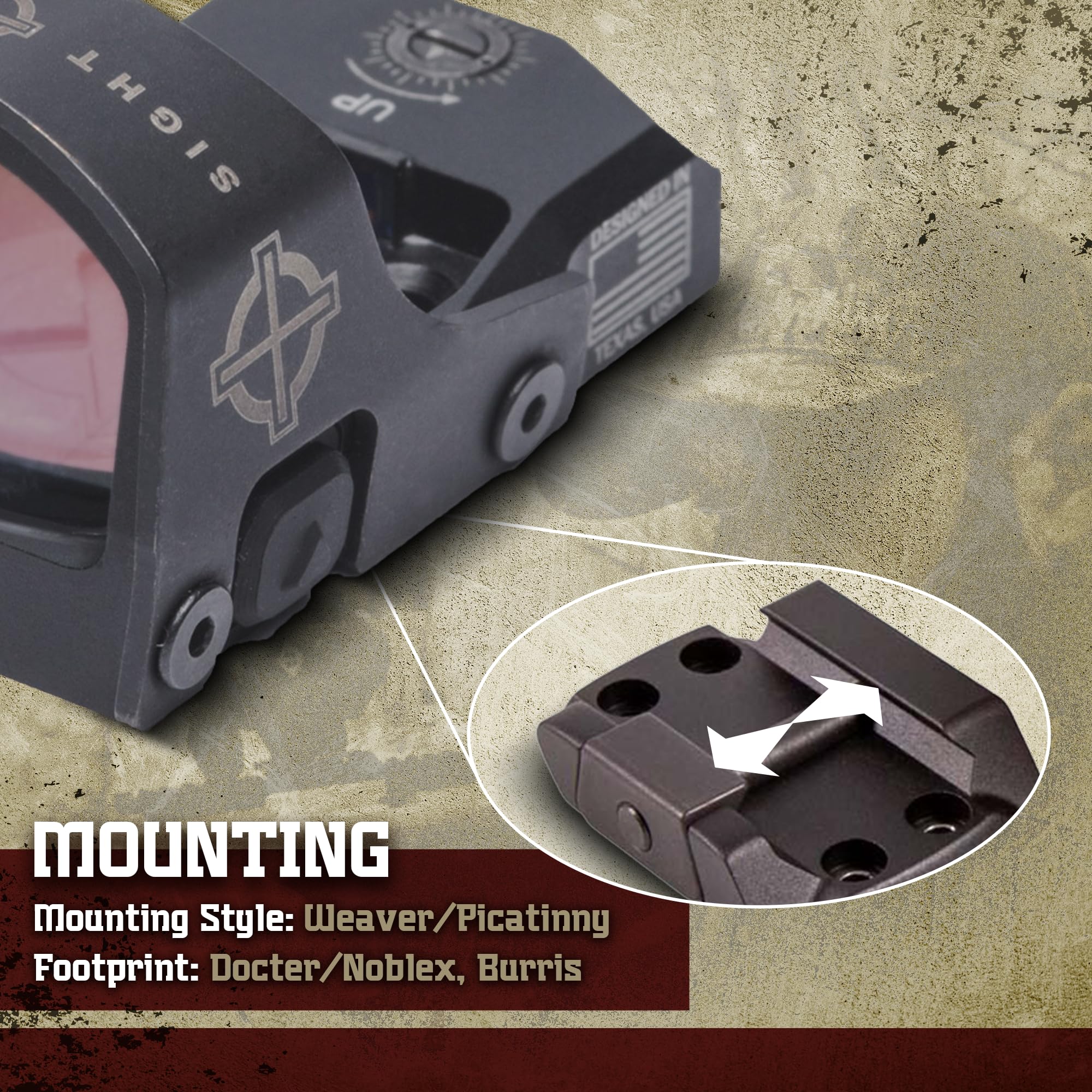 Sightmark Mini Shot M-Spec FMS Reflex Sight, Spotting Scopes
